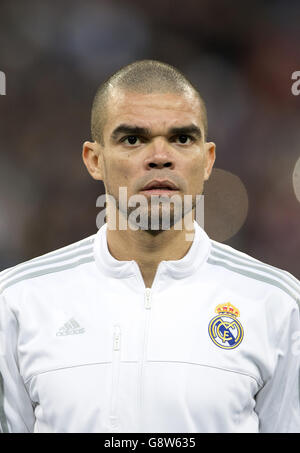 Real Madrid V VfL Wolfsburg - UEFA Champions League - Viertel-Final - Rückspiel - Santiago Bernabeu Stockfoto