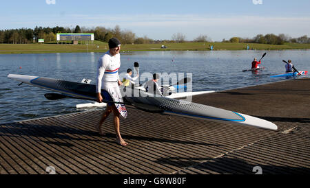 Team GB Olympischen Sprint Selection Trials - nationales Wassersportzentrum Stockfoto