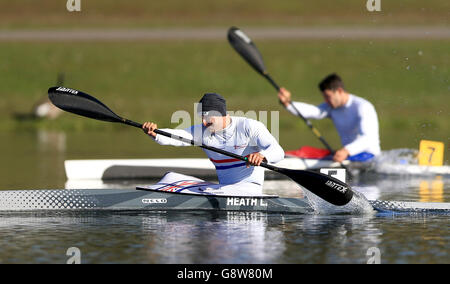 Team GB Olympischen Sprint Selection Trials - nationales Wassersportzentrum Stockfoto