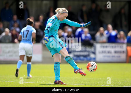 Chelsea Ladies gegen Manchester City Womens – FA Womens Super League – Wheatsheaf Park. Hedvig Lindahl, Chelsea Ladies Torhüterin Stockfoto