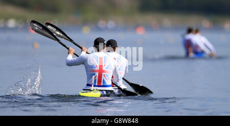 Team GB Olympischen Sprint Selection Trials - nationales Wassersportzentrum Stockfoto