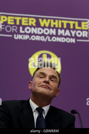 Londoner Bürgermeister-Wahl Stockfoto