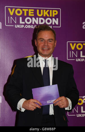 Londoner Bürgermeister-Wahl Stockfoto