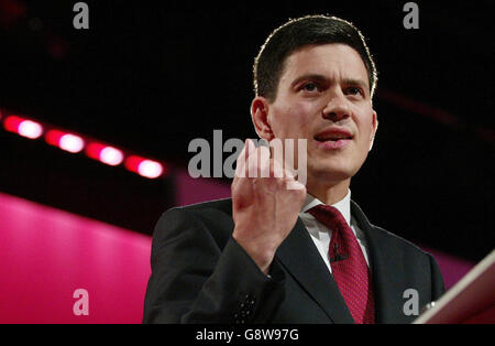 ARBEITSRECHTLICHEN Miliband Stockfoto