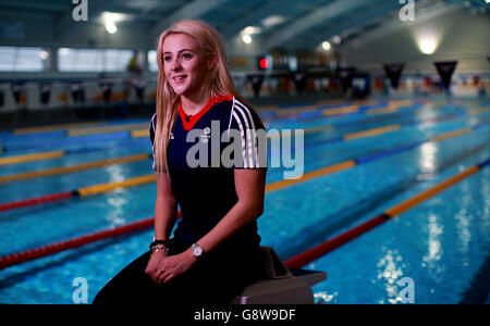 Siobhan-Marie O'Connor während der Bekanntgabe der Schwimmsportler des Teams GB für die Olympischen Spiele 2016 in Rio im Schwimmbad der Universität von Bath. Bilddatum: Donnerstag, 21. April 2016. Bildnachweis sollte lauten: David Davies/PA Wire Stockfoto