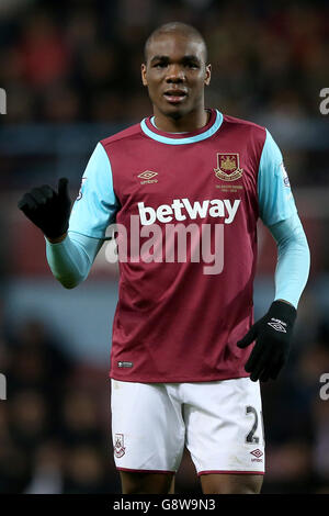 West Ham United / Watford - Barclays Premier League - Upton Park. Angelo Ogbonna von West Ham United Stockfoto