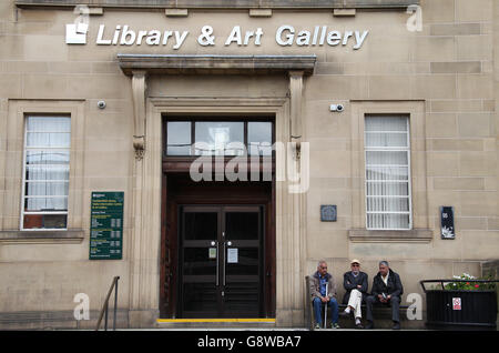 Huddersfield Public Library und Kunstgalerie Stockfoto