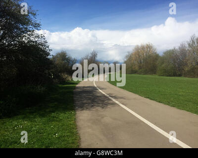 Des Rates Gebühren für wöchentliche Volkslauf Stockfoto