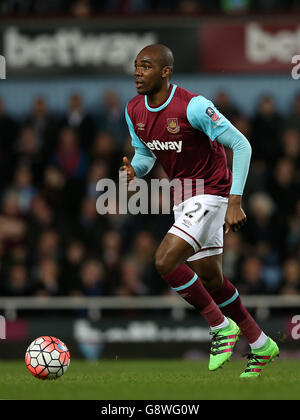 West Ham United gegen Manchester United – Emirates FA Cup – Viertelfinale – Replay – Upton Park. Angelo Ogbonna Obinze von West Ham United Stockfoto