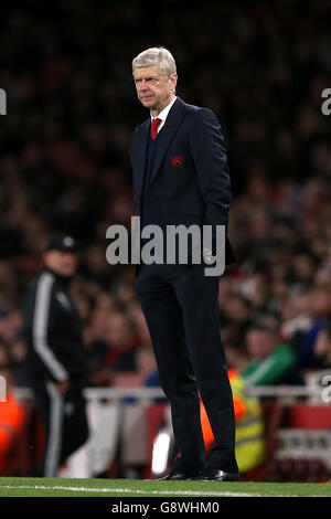 Arsenal gegen West Bromwich Albion - Barclays Premier League - Emirates Stadium. Arsene Wenger, Arsenal Manager Stockfoto