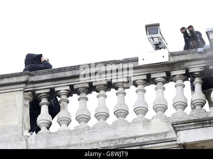 Präsident Obama Besuch in UK Stockfoto