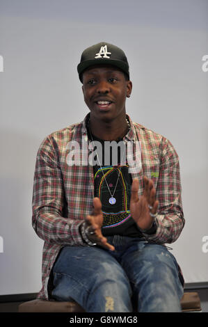 Jamal Edwards, Gründer von SBTV. Konferenz der European Alliance of News Agencies (EANA), Grange Tower Hotel, London. Stockfoto