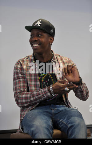 Jamal Edwards, Gründer von SBTV. Konferenz der European Alliance of News Agencies (EANA), Grange Tower Hotel, London. Stockfoto