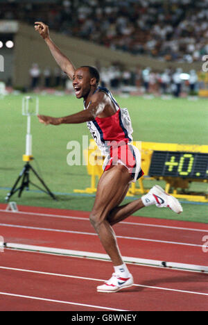 Leichtathletik - Weltmeisterschaften Tokio 91 - Weitsprung - Mike Powell USA Stockfoto