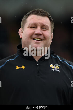 Wasps-Direktor von Rugby Dai Young vor dem Aviva Premiership-Spiel in Sandy Park, Exeter. Stockfoto