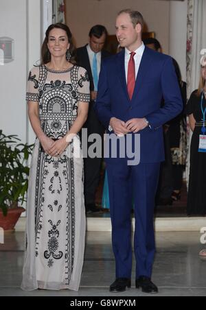 Königlicher Besuch in Indien und Bhutan - Tag2 Stockfoto