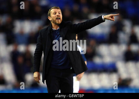 Birmingham City gegen Leeds United - Sky Bet Championship - St Andrews. Gary Rowett, Manager von Birmingham City Stockfoto