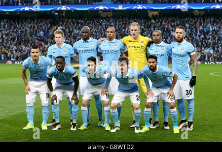 Manchester City gegen Paris Saint-Germain - UEFA Champions League - Viertel-Final - Rückspiel - Etihad Stadium Stockfoto