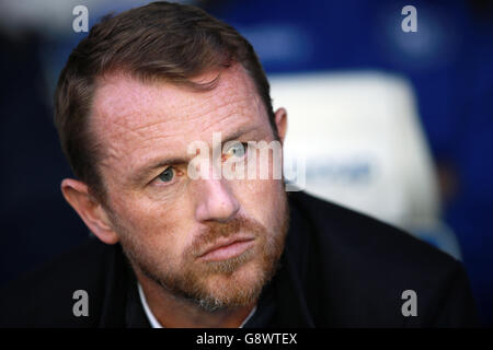 Birmingham City gegen Leeds United - Sky Bet Championship - St Andrews. Gary Rowett, Manager von Birmingham City Stockfoto