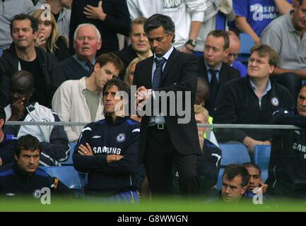 Fußball - FA Barclays Premier League - Chelsea V Aston Villa - Stamford Bridge Stockfoto