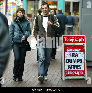 ULSTER POLITIK Stockfoto