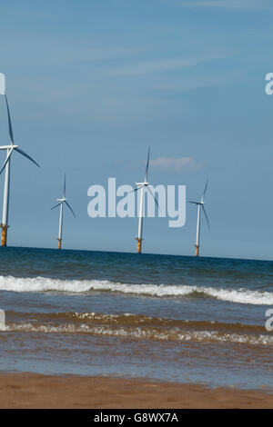 Generische off Shore Windpark, Redcar UK Stockfoto