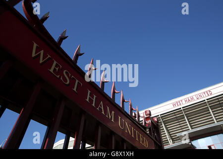 West Ham United V Watford - Barclays Premier League - Upton Park Stockfoto