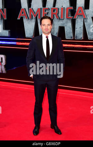 Captain America: Bürgerkrieg Europapremiere - London Stockfoto