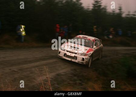 -Netzwerk Q RAC Rallye - Rallye Wales Stockfoto