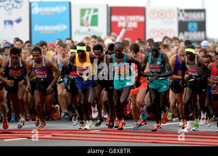 2016-Virgin Money-London-Marathon Stockfoto