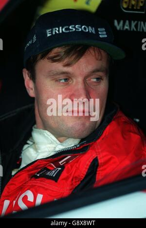 Rallye - Network Q RAC Rally - Wales. Tommi Makinen Stockfoto