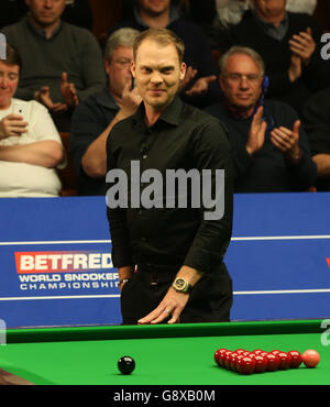 Betfred Snooker Weltmeisterschaft 2016 - Tag 10 - Crucible Theatre Stockfoto