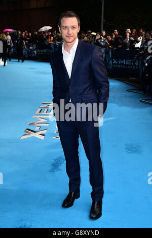 X-Men: Apokalypse Global Fan Screening - London Stockfoto