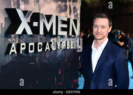 X-Men: Apokalypse Global Fan Screening - London Stockfoto