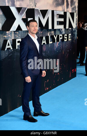 James McAvoy bei der X Men: Apocalypse Global Fan Screening im Londoner BFI IMAX, London. DRÜCKEN SIE VERBANDSFOTO. Bilddatum: Montag, 9. Mai 2016. Siehe PA Story SHOWBIZ XMen. Das Foto sollte lauten: Ian West/PA Wire Stockfoto