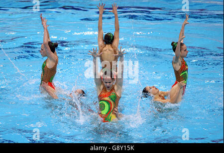 Europäische Aquatics Championships - Tag drei Stockfoto