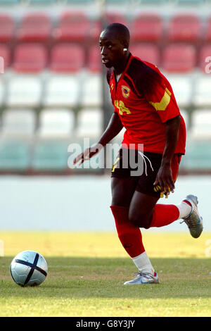 Fußball - International freundlich - Angola / Kapverdische Inseln - Estadio Jose Gomes. Mendonca, Angola Stockfoto