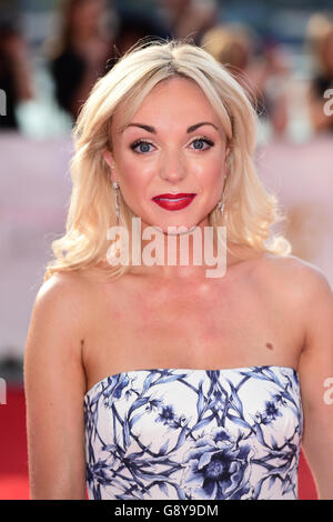 Helen George bei den House of Fraser BAFTA TV Awards 2016 in der Royal Festival Hall, Southbank, London. DRÜCKEN Sie VERBANDSFOTO. Bilddatum: Sonntag, 8. Mai 2016. Siehe PA Story SHOWBIZ BAFTA. Bildnachweis sollte lauten: Ian West/PA Wire Stockfoto