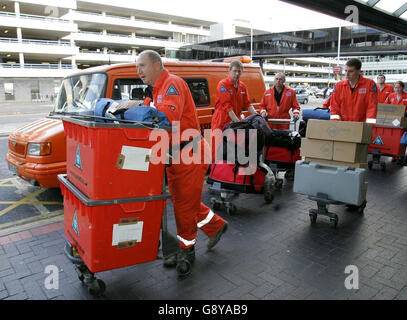 Erdbeben in Südasien Stockfoto