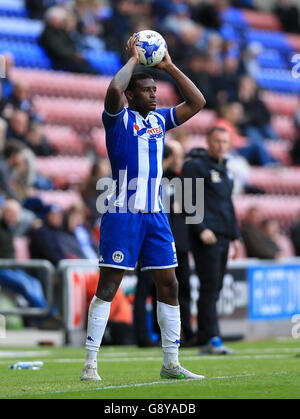 Wigan Athletic gegen Southend United – Sky Bet League One – DW Stadium. Donervon Daniels von Southend United Stockfoto