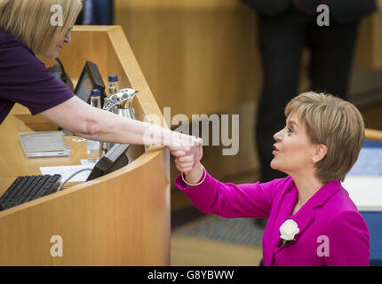 MSPs, Holyrood vereidigt Stockfoto