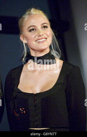 Tokio, Japan. 29. Juni 2016. Schauspielerin Maika Monroe besucht die Pressekonferenz für "Independence Day: Wiederaufleben" auf die Tokyo Skytree in Tokyo, Japan am 29. Juni 2016. | Nutzung weltweit/Picture Alliance © Dpa/Alamy Live-Nachrichten Stockfoto