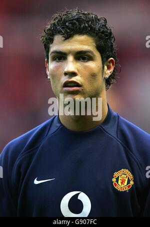 Fußball - FA Barclays Premiership - Middlesbrough / Manchester United - The Riverside Stadium. Cristiano Ronaldo von Manchester United Stockfoto