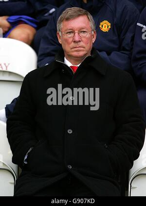 Fußball - FA Barclays Premiership - Middlesbrough / Manchester United - The Riverside Stadium. Alex Ferguson, Manager von Manchester United Stockfoto