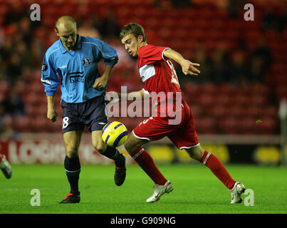 Fußball - UEFA-Cup - Gruppe D - Middlesbrough V Dnipro Dnipropetrovsk - The Riverside Stadium Stockfoto