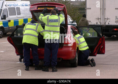 Transportversicherung Stockfoto