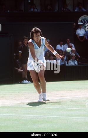 Tennis - Wimbledon Championship - Billie Jean King. Billie Jean King Stockfoto