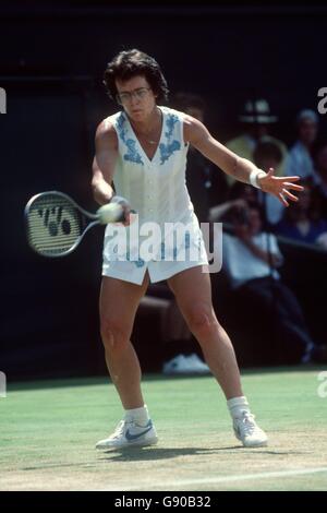 Tennis - Wimbledon Meisterschaft - Billie Jean König Stockfoto