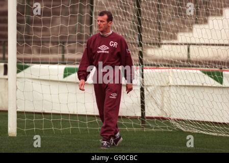 Fußballtraining - European Cup Winners Cup - Viertel Hinspiel - Chelsea V Real Betis - Chelsea Stockfoto