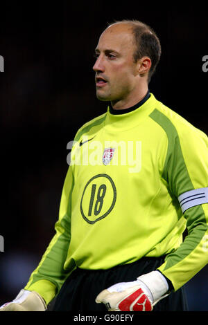 Fußball - freundlich - Schottland / USA - Hampden Park. Kasey Keller, Torhüter der USA Stockfoto